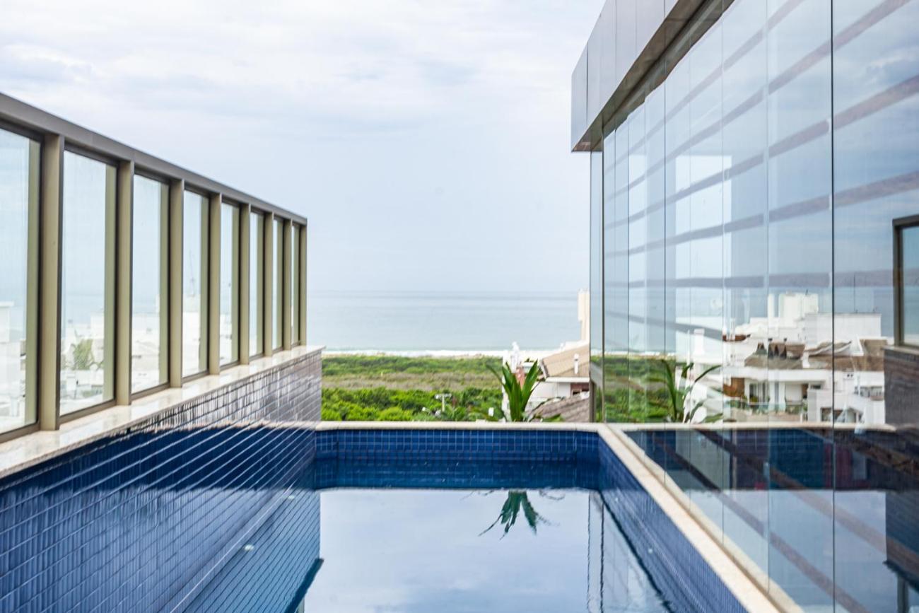 Appartamento Estudio moderno no Campeche com piscina, perto da praia Florianópolis Esterno foto